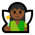 🧚🏾‍♀️ woman fairy: medium-dark skin tone display on Windows